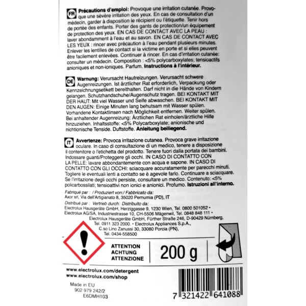 Electrolux Entfetter GS - Zubehör Einbaugeräte 4 Electrolux Entfetter GS - Zubehör Einbaugeräte – Bild 2